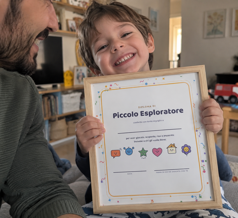 Il diploma del Piccolo Esploratore